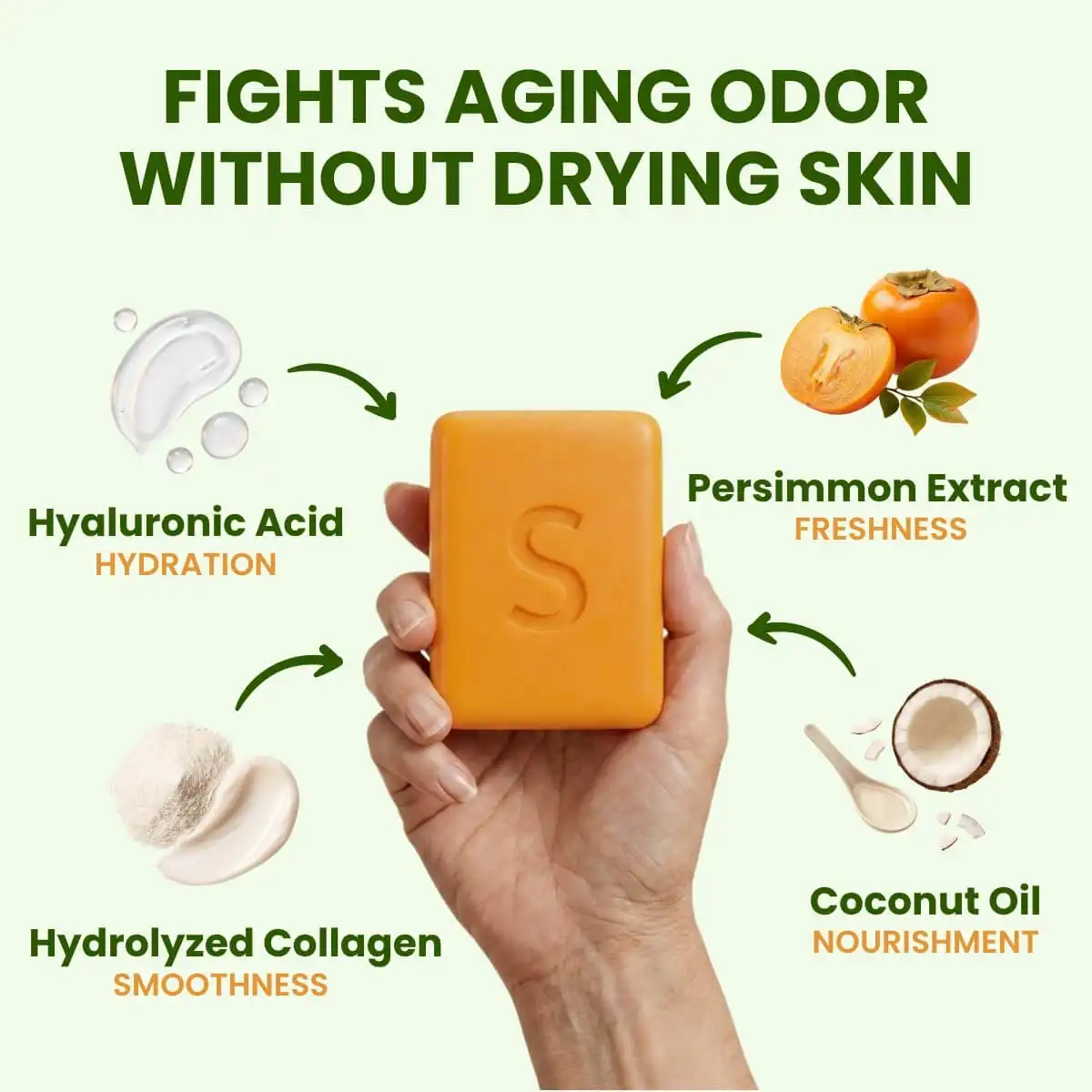  Deodorizing Persimmon Soap